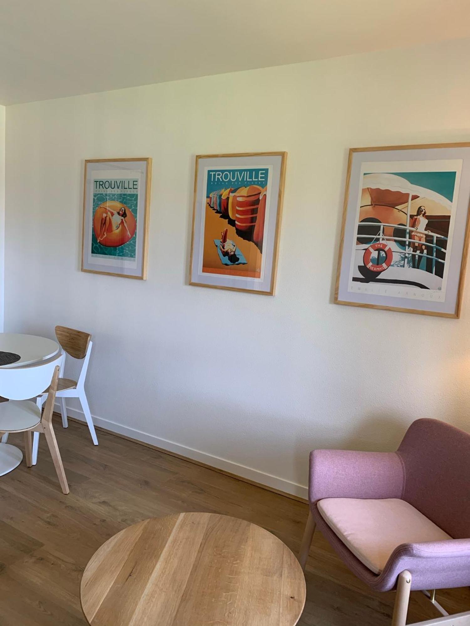 L'Appartement Vue Mer De La Villa Des Rosiers - Trouville Sur Mer Kültér fotó